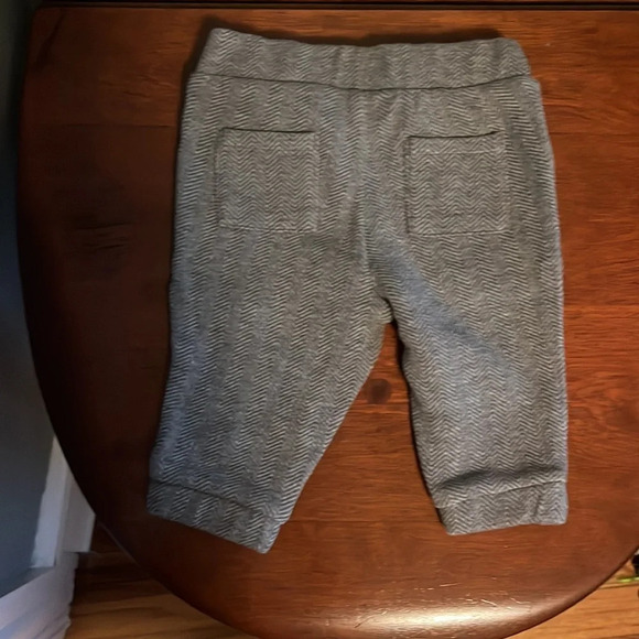 Janie and Jack Fair Isle Shawl Cardigan Herringbone Jogger Hat Pom 0-3m Baby - Picture 10 of 13